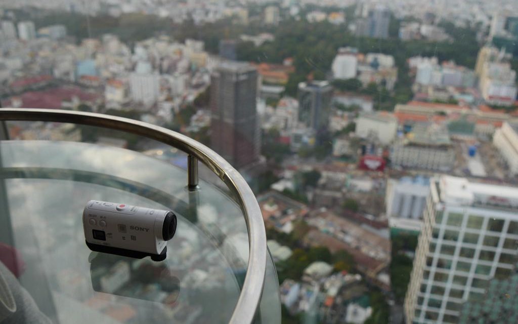 Filmer un gratte-ciel à Hô-chi Minh ville