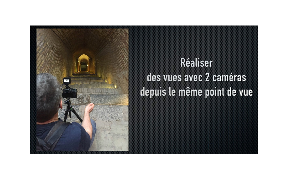 Filmer en voyage avec 2 caméras depuis le même point de vue